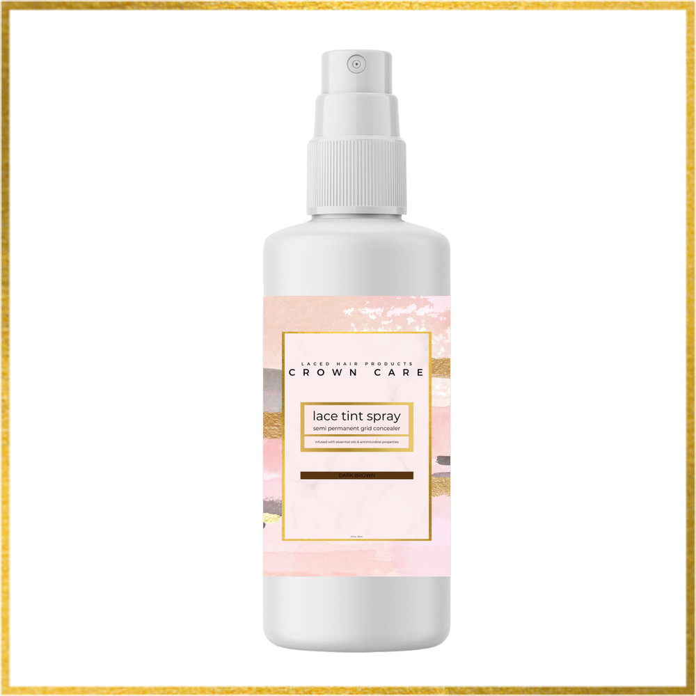 Dark Brown Lace Tint Spray for Closures and Frontals 