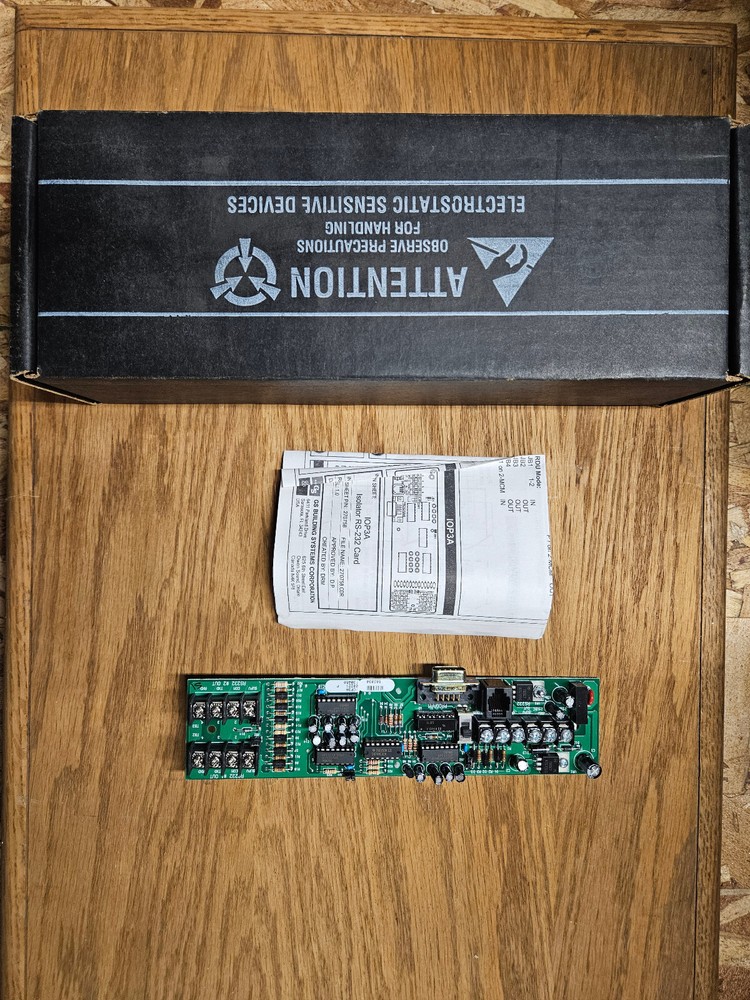 EDWARDS EST IOP3A ISOLATOR MODULE CARD FIRE ALARM