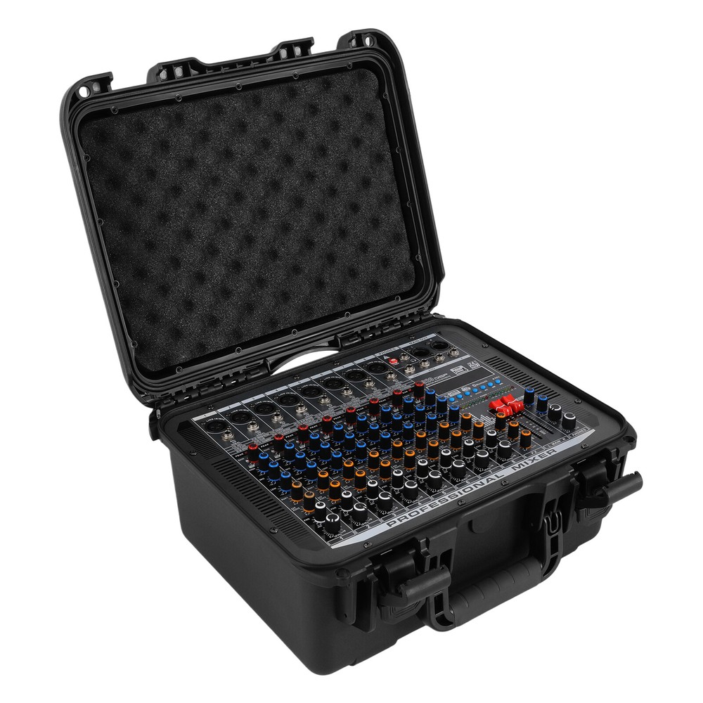 8-Channel Professional Bluetooth Live Studio Audio Mixer USB Mixing Console