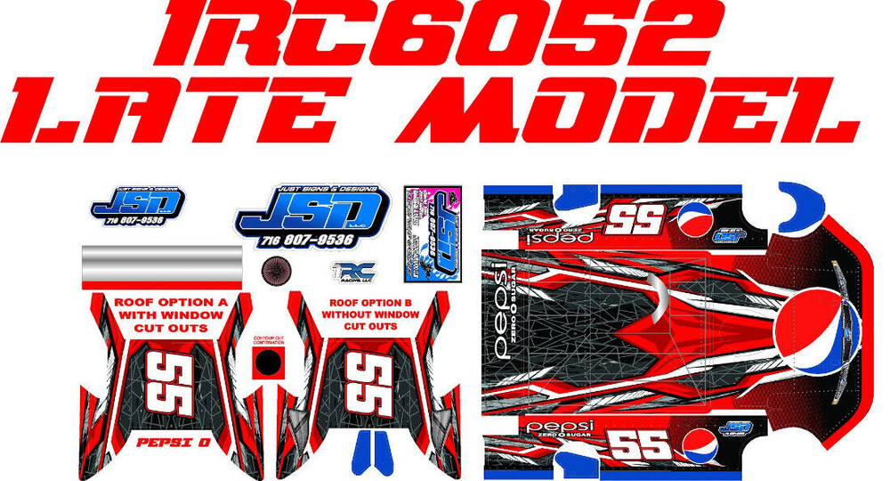 1RC LATE MODEL 1RC6052 WRAP PEPSI0THEME