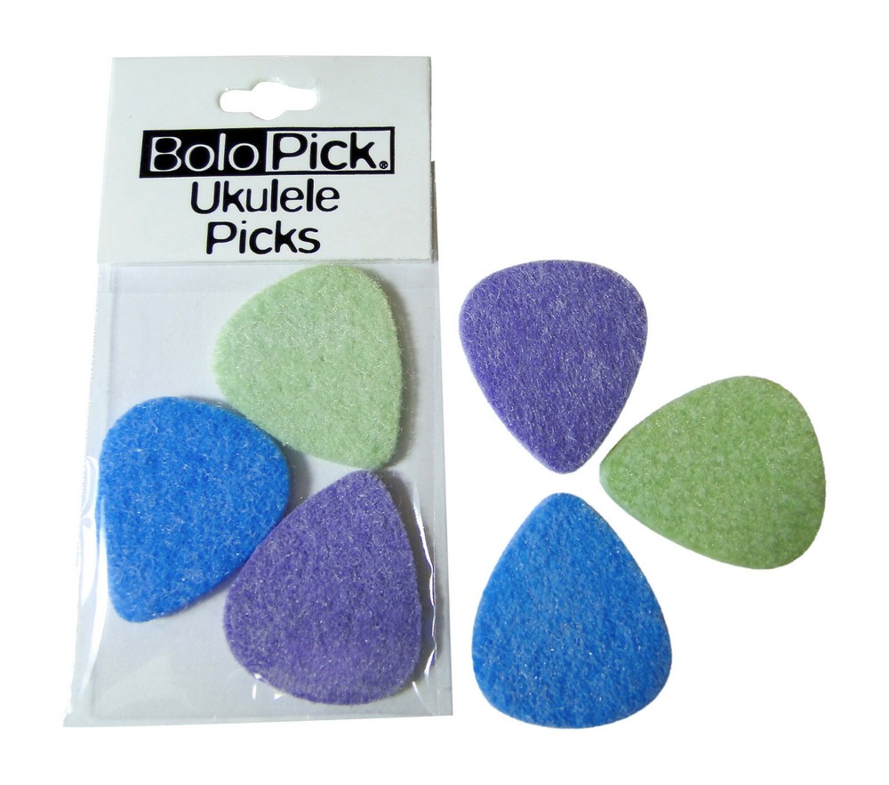 BoloPick Felt Pick for Ukulele 6 Pack Original Recipe