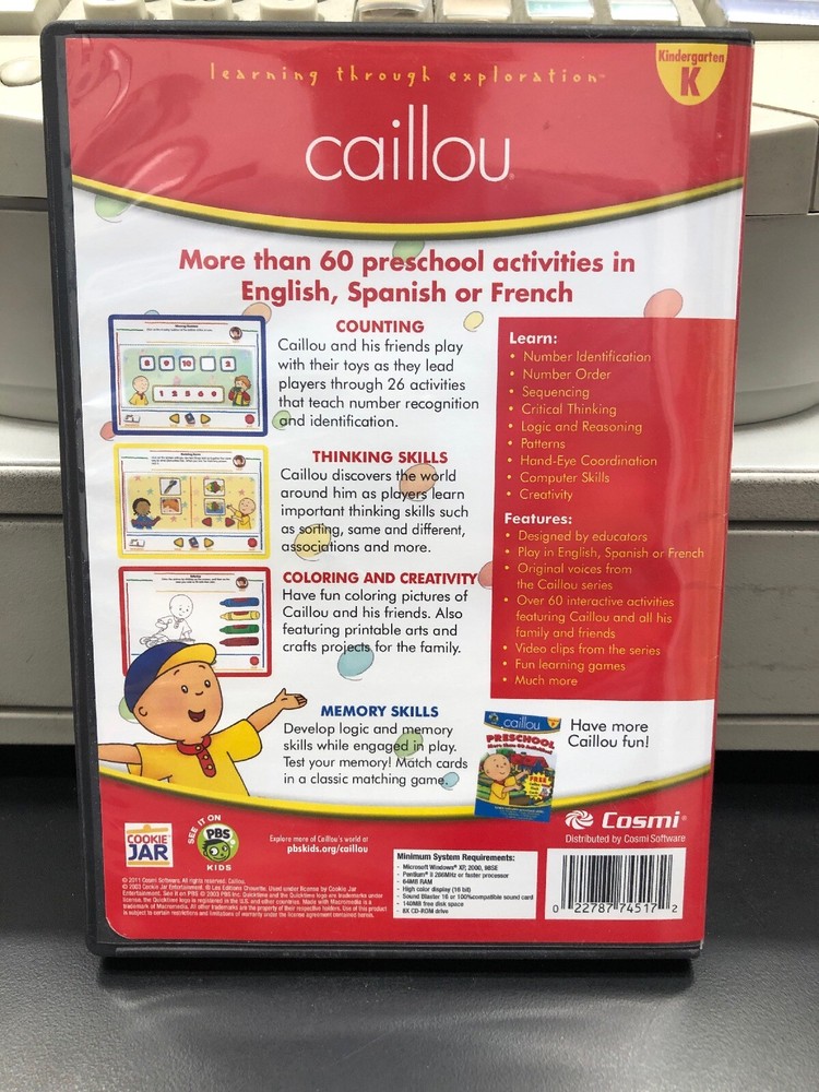 Cosmi Caillou Kindergarten