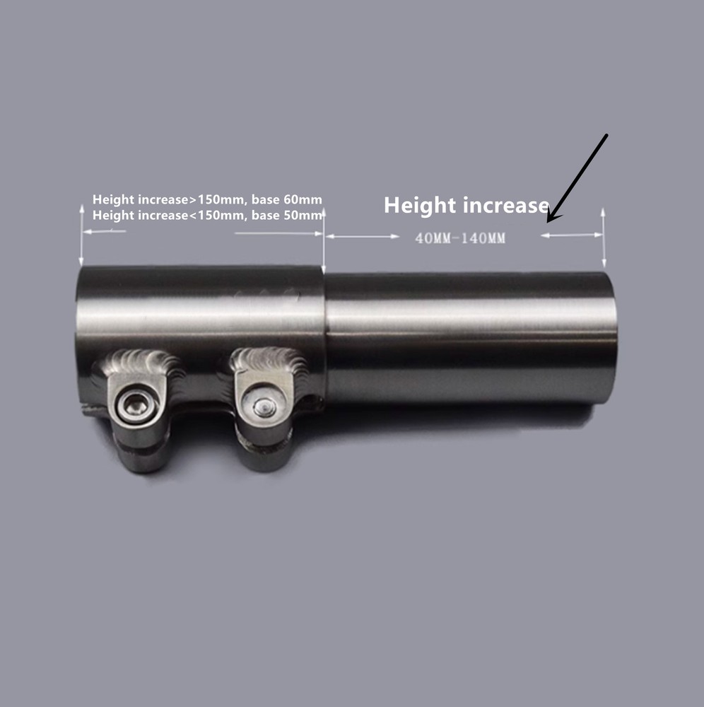 Mountain Bike Handlebar Front Fork Stem Riser Extender Extension Head Up Adaptor