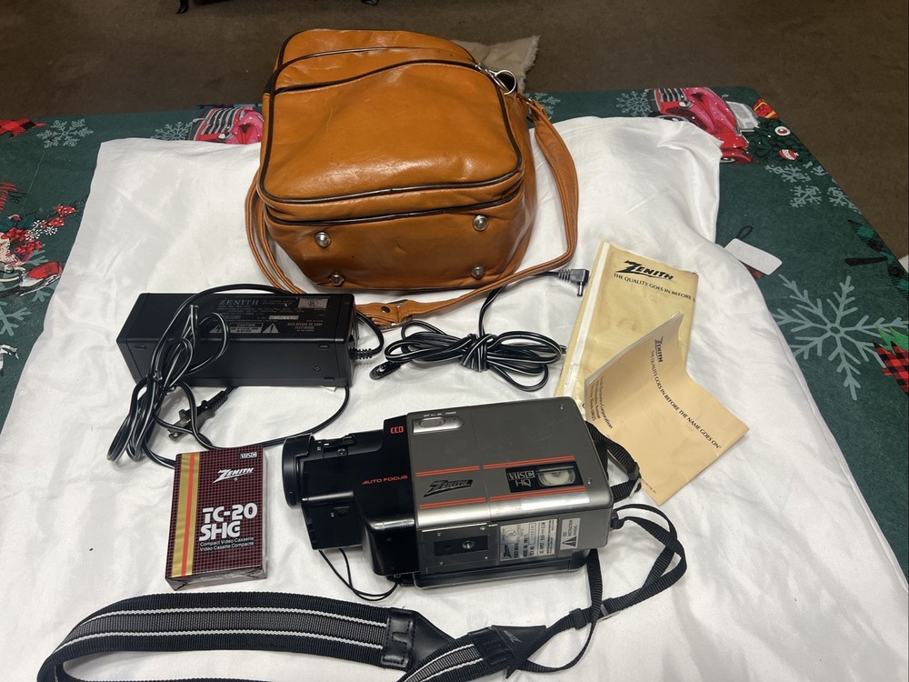 Zenith VM6175 Camcorder Bundle Charger Case Instructions