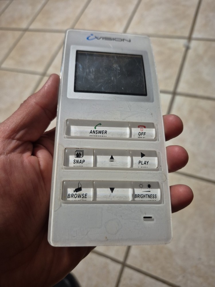 Optex iVision Wireless Video Intercom Handheld Communicator Untested