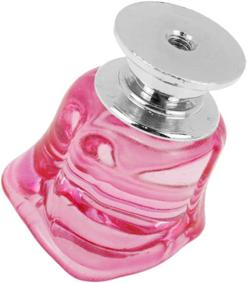 Geesatis 10 Pcs Pink Crystal Drawer Knobs Cabinet Pulls Handles Knobs for Home K