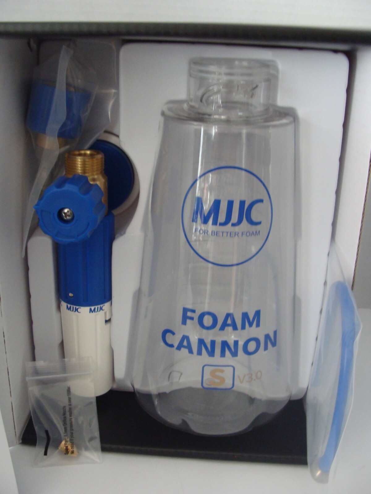 Factory MJJC Foam Cannon S V3.0 with 1/4″ Quick Connector Adapter BRAND NEW