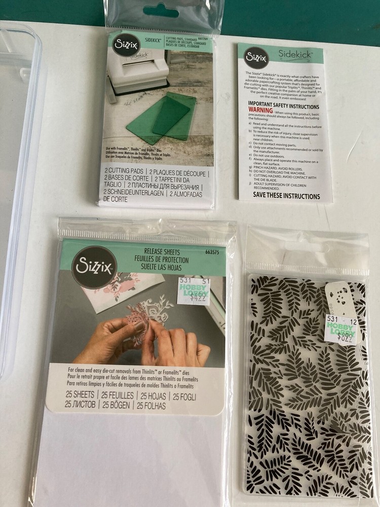 Sizzix Lot and Stackable 4 Tray Carry Around Organizer