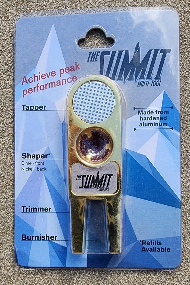 The Summit Multi-Tool, Tip Tool, Tapper, Shaper, Trimmer, Burnisher, Gold Color