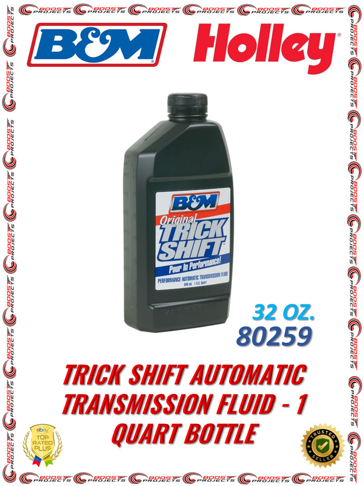 B&M Trick Shift Automatic Transmission Fluid - 1 Quart Bottle - 80259