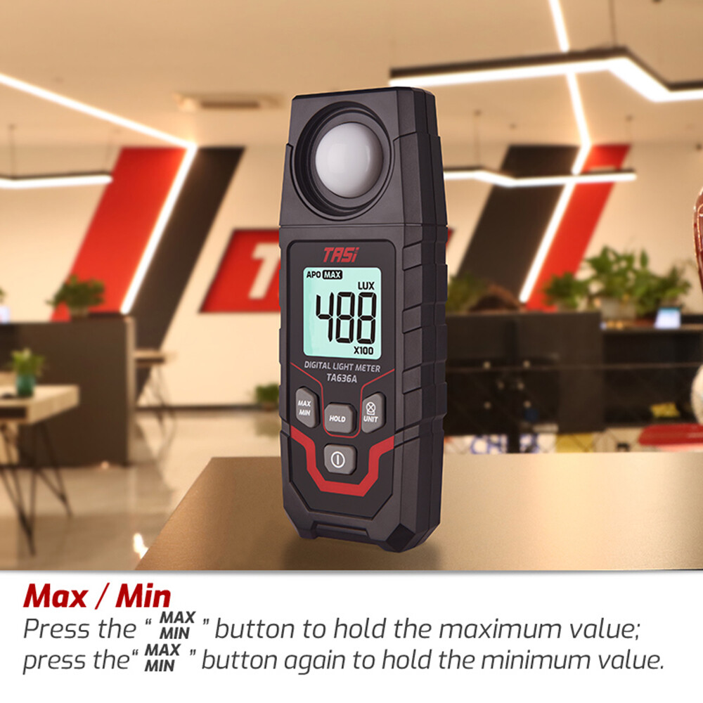 Handheld Digital Light Lux Meter Illuminometer Luminometer 0.1~20000Lux Detector