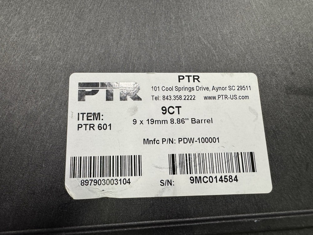 PTR 9CT Hard Case With Foam Insert - Flight Case