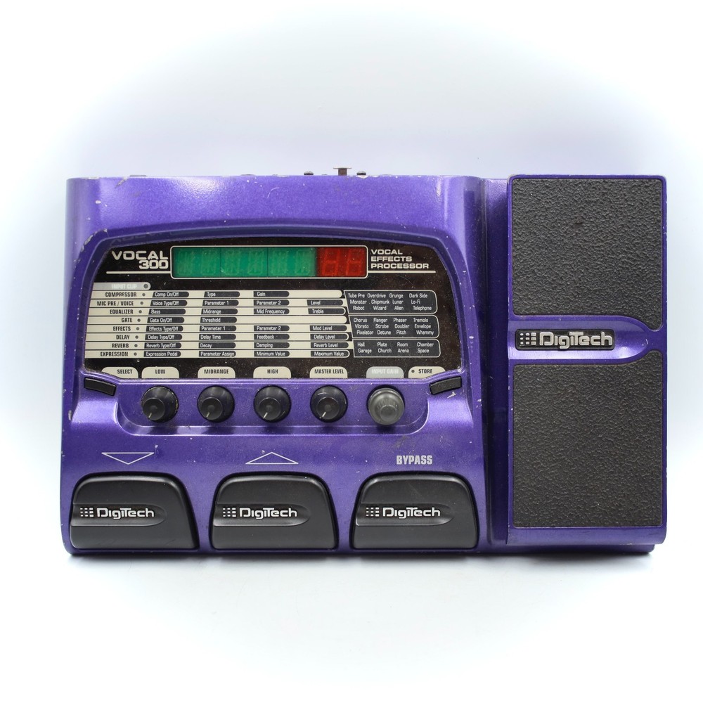 DigiTech Vocal300 Vocal Multi Effect Processor Pedal 00002114