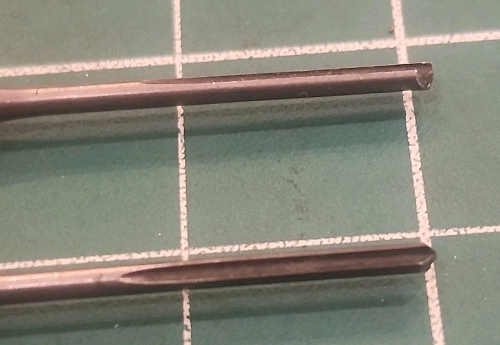 VTG STANLEY YANKEE Push Drill Points 2Pc 1/16" Bits - gwT4