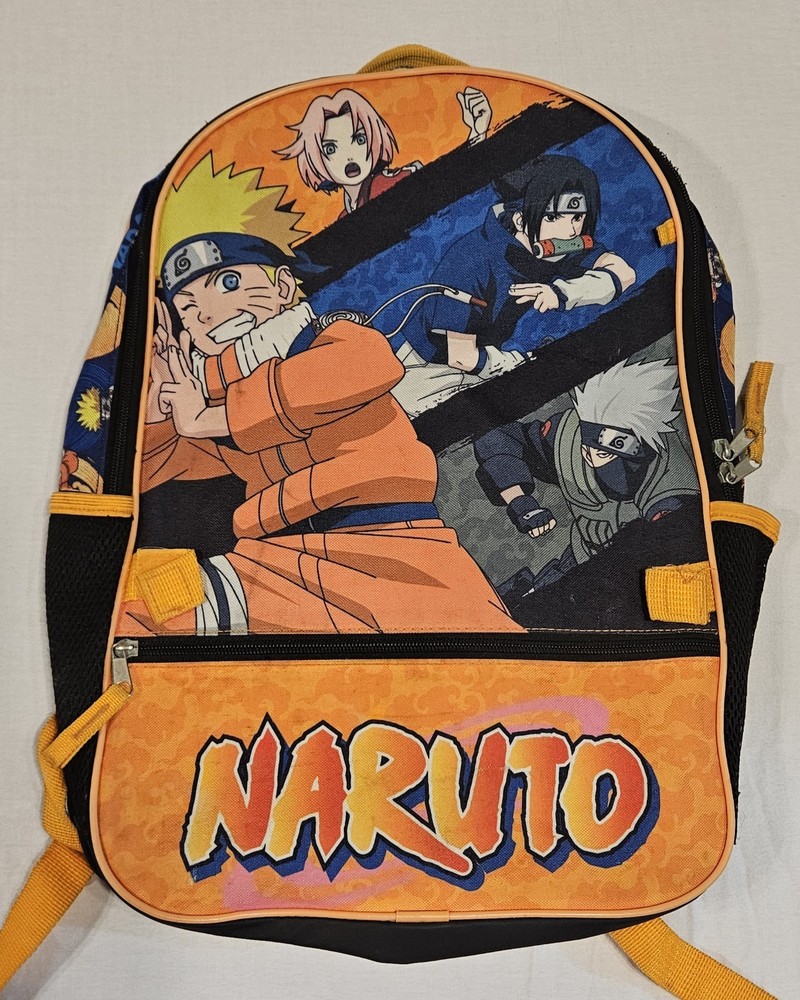 Naruto Bioworld Backpack Orange Blue