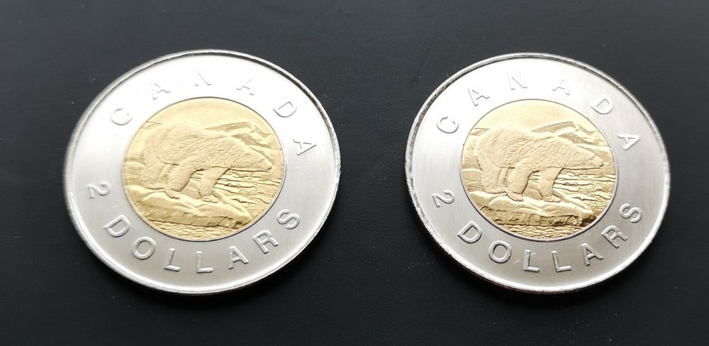 ***CANADA COMBO TOONIES 2003 *** BOTH EFFIGYS *** FROM MINT ROLLS ***
