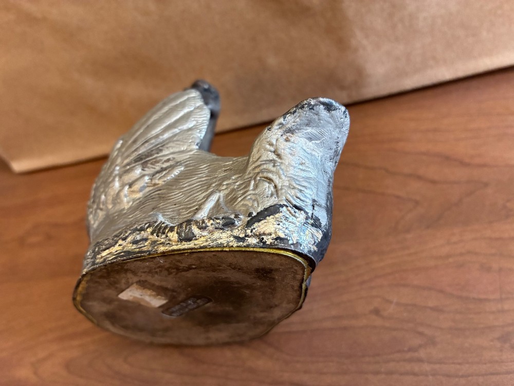 Silver Plated Swan Napkin Holder Trinket Dish Vintage Elegant