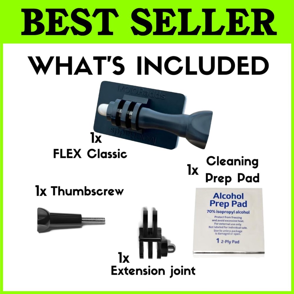 Motorcycle Windscreen Camera Mount - Flex Classic