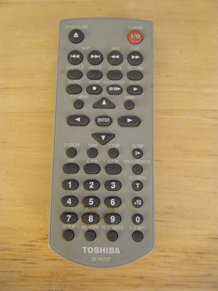 Toshiba SE-R0127 Remote Control