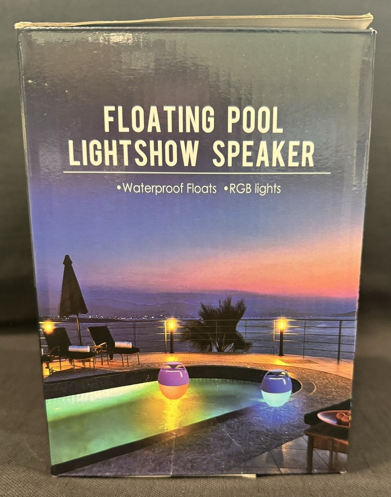 Floating Pool Bluetooth Light Show Speaker Kingsom CT602