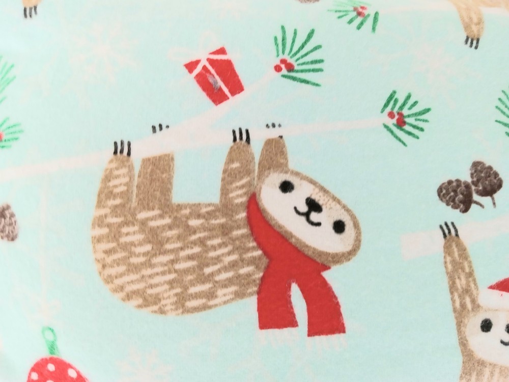 Christmas Sloth Microwave Heating Pad For Neck