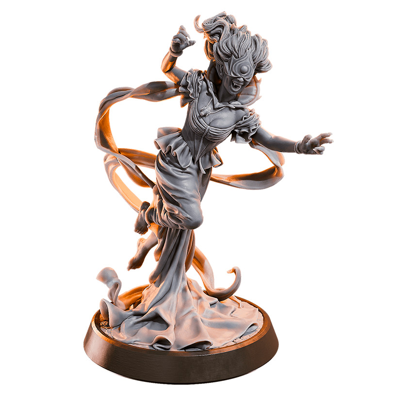 DnD Gloria Vampire Spawn Strahd Mini 32mm Scale Mini TTRPG
