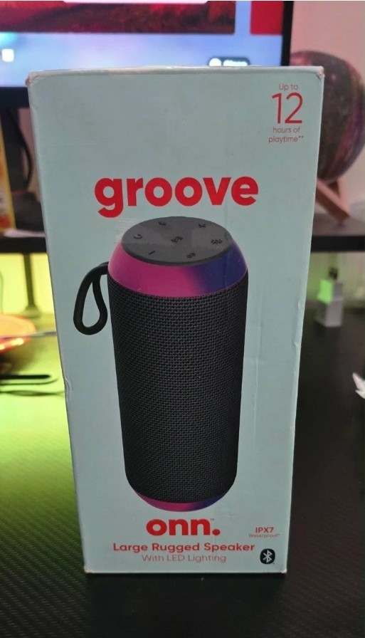 ONN. Large Rugged Bluetooth Speaker