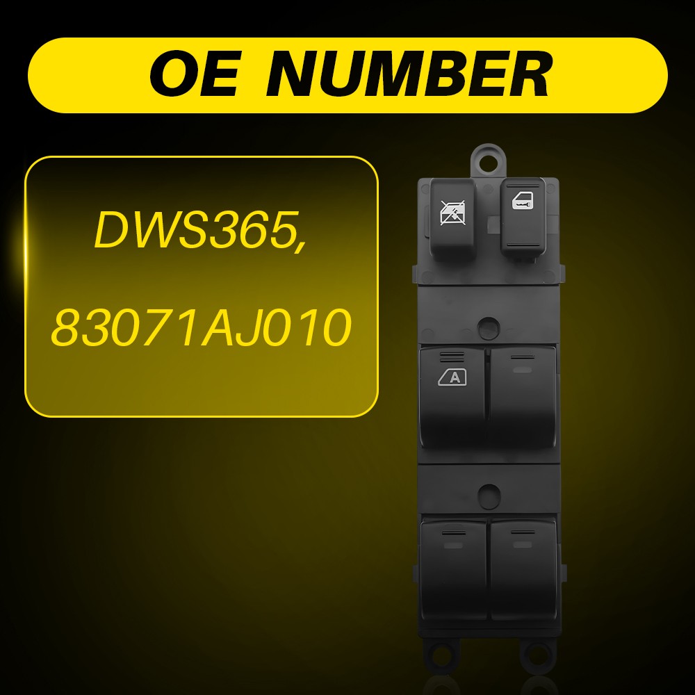 For 2010-2012 Subaru Legacy/Outback Power Window Master Control Switch Left Side