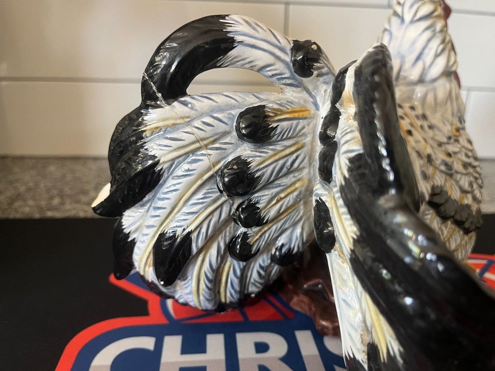 2000 Blue Sky Ceramic Rooster Figure