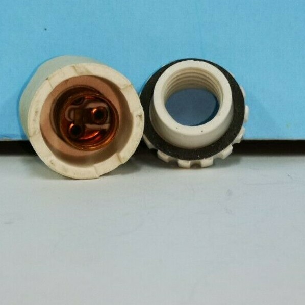 INTERMEDIATE 2-Piece Ring-Type PORCELAIN LAMPHOLDER Screw Term SOCKET 2625