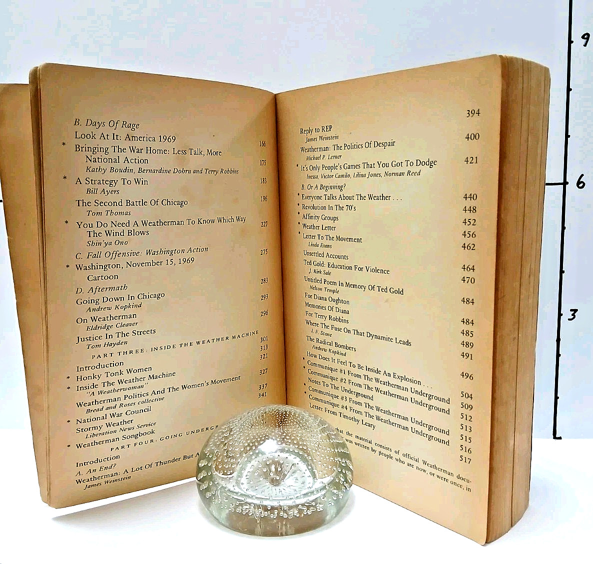 Weatherman; Harold Jacobs; Ramparts Press, Inc.; 1970