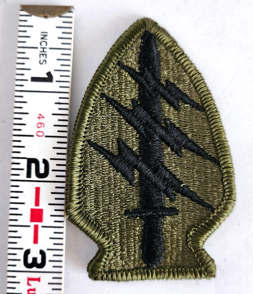 U.S. Airborne Special Forces Patch OD Green