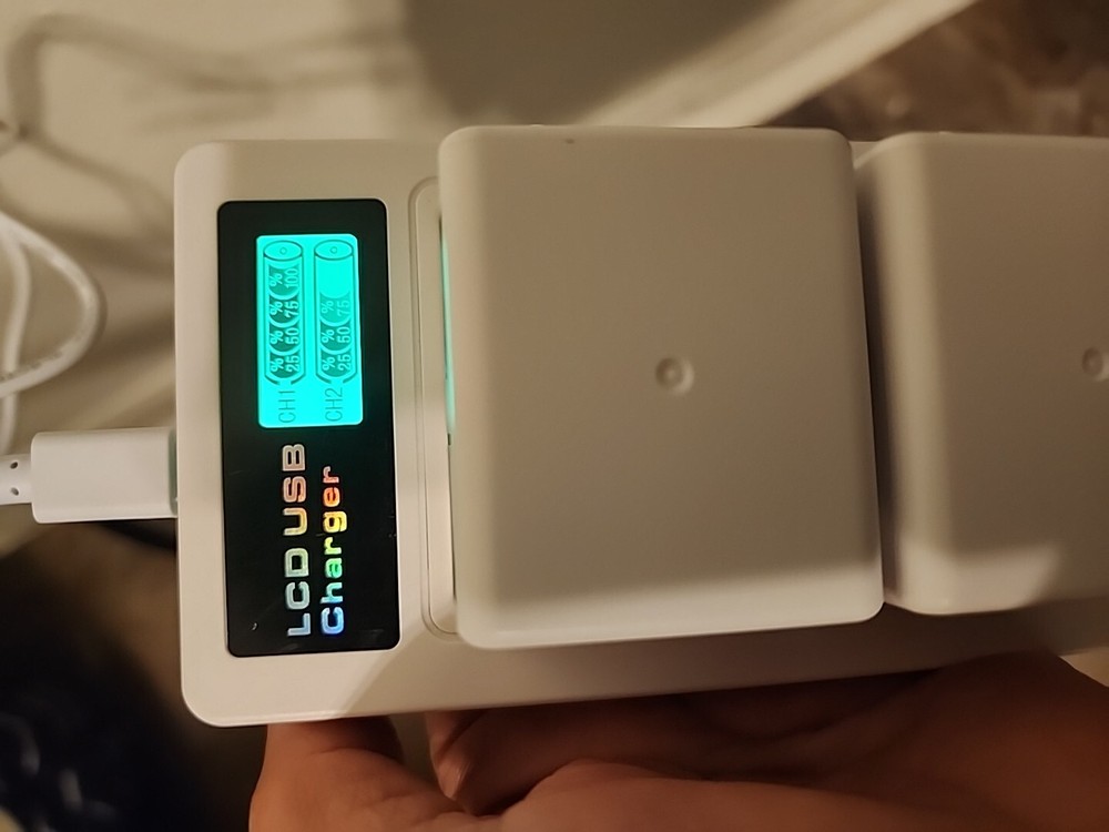 2-Pack Battery and Charger video/ Digital Camera.
