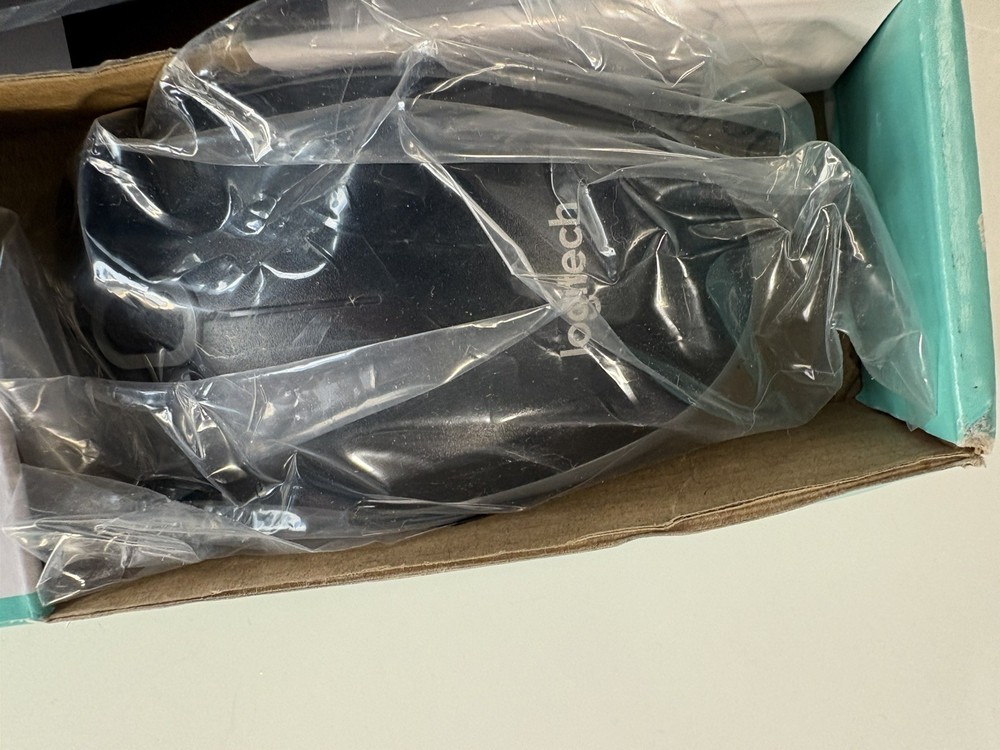 Logitech Media Combo MK200 Wired Full-Size Keyboard and Mouse.