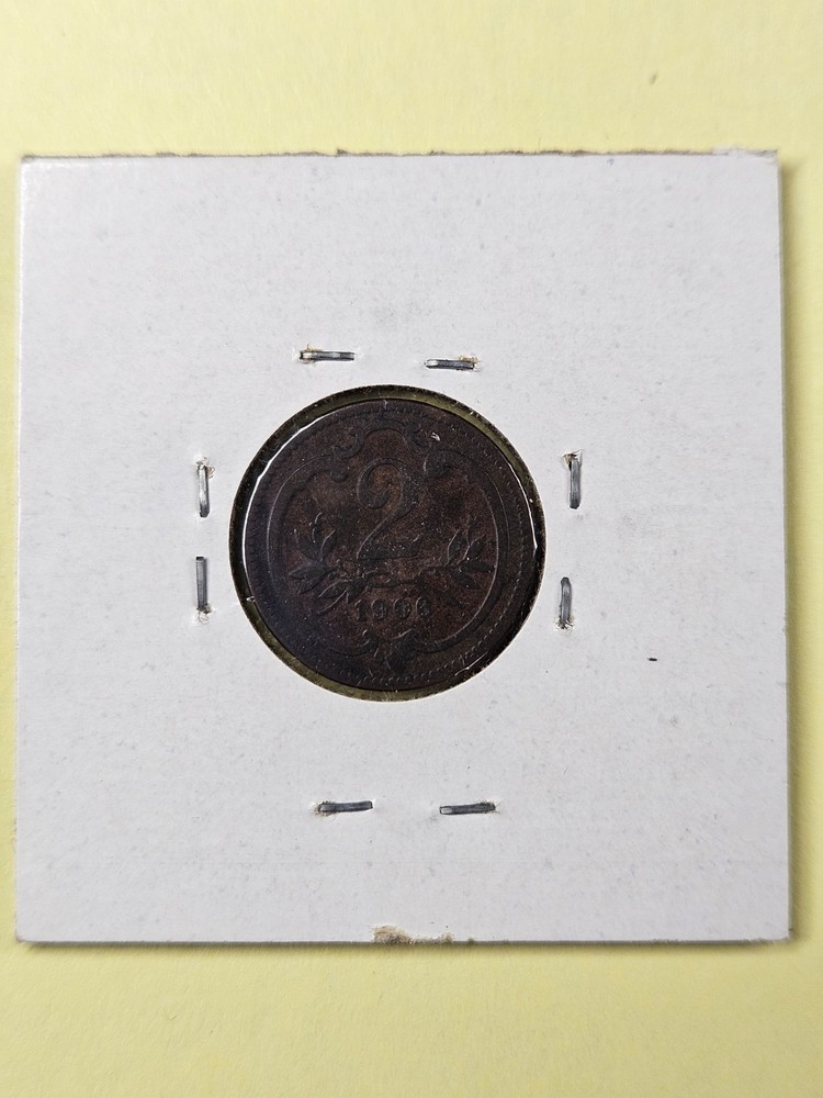 COINS - AUSTRIA - 2 HELLER 1906