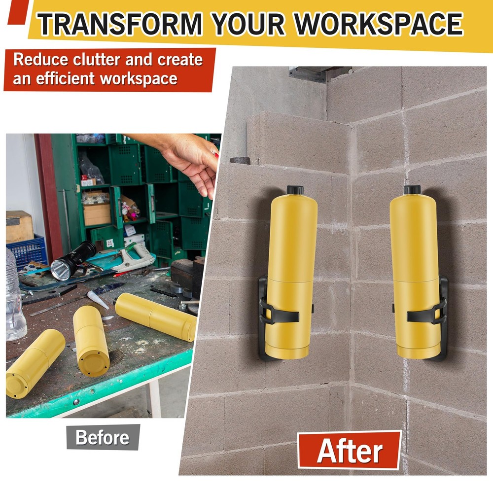 Feekoon 2 Pack Propane Torch Holder Wall Mount Durable for...