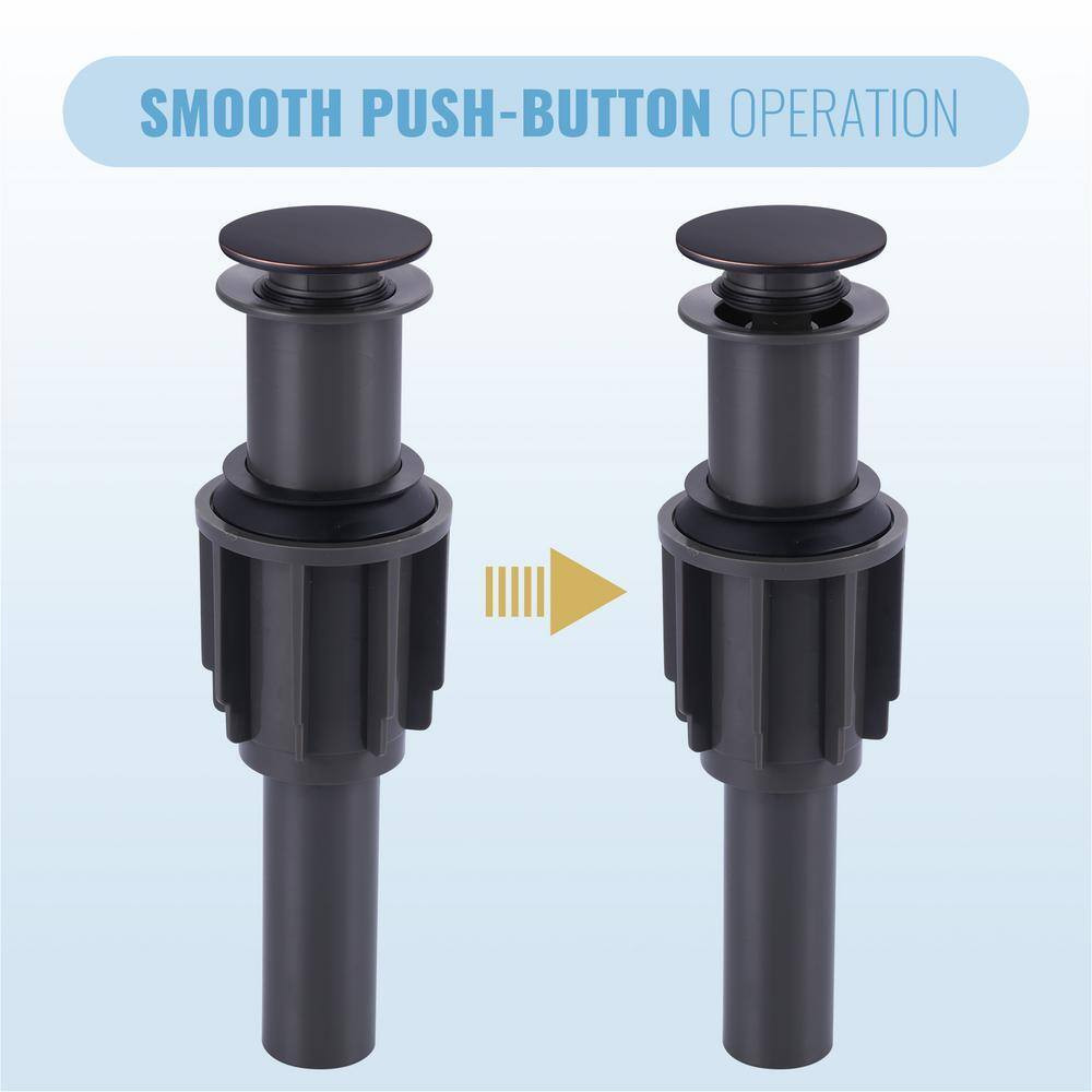 Drain Assembly Stopper without Overflow in Oil Rubbed Bronze