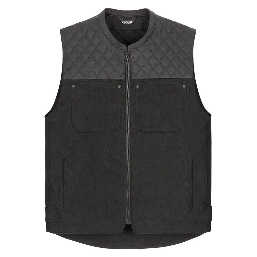 Icon Chamonix Denim Vest Black