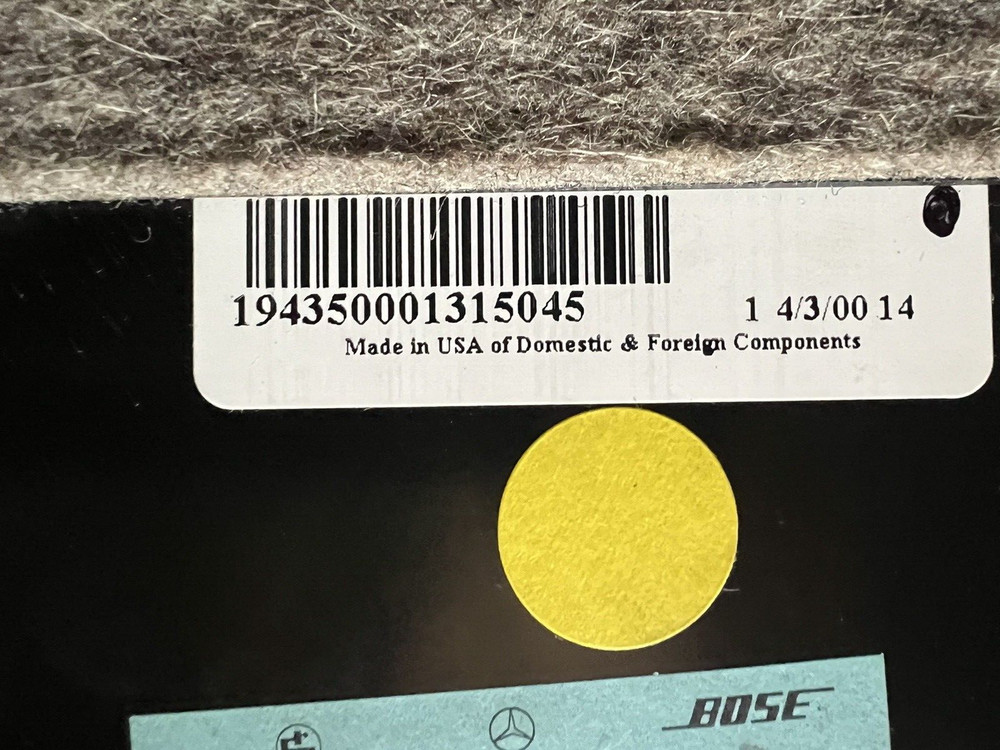 MERCEDES E-CLASS 00-02 210 Type; Sdn, E320, amplifier,2108202689