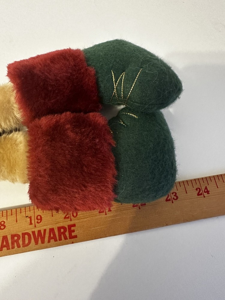 PLUSH CHRISTMAS BEAR SHELF SITTER