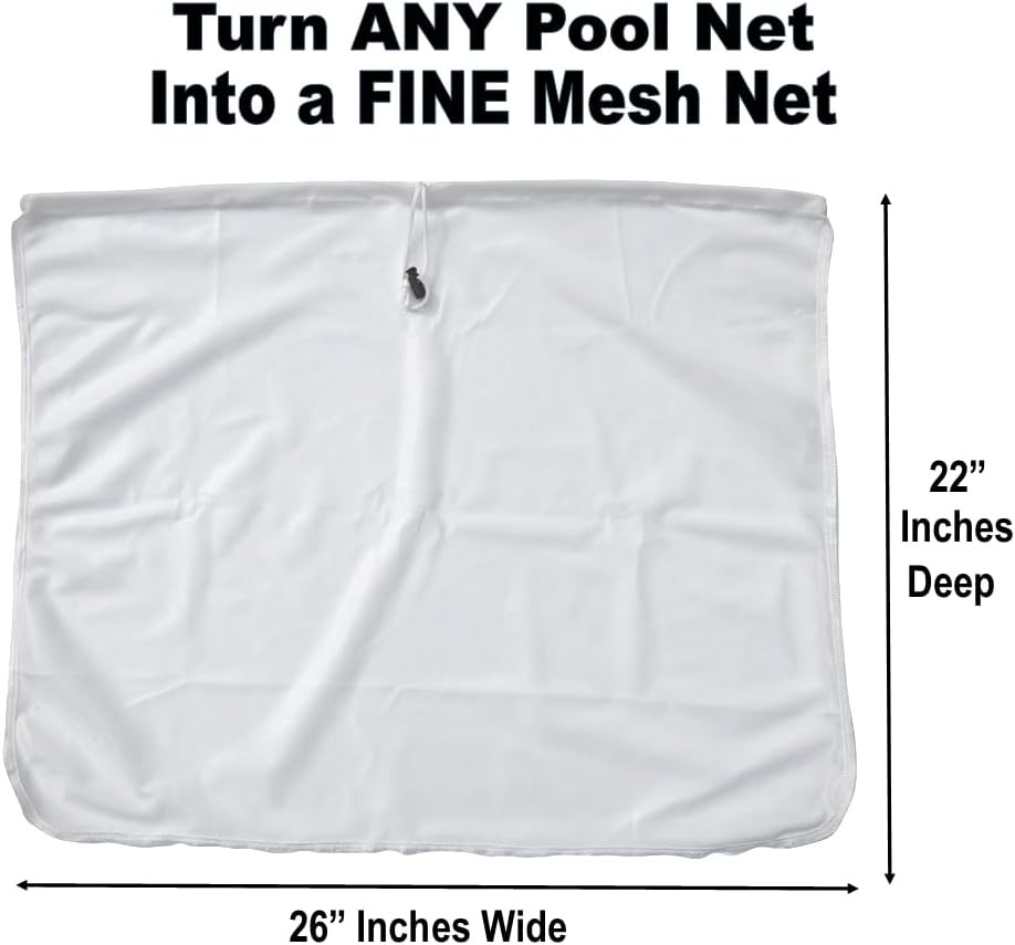 Ultra Fine Mesh Pool Skimmer Insert | Collects Sand, Pollen, Tree Dust, Tiny ...