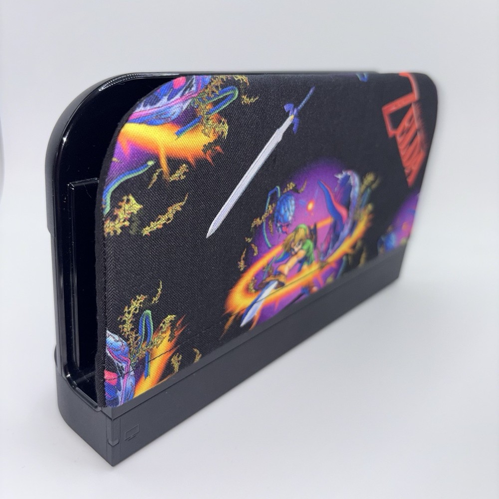 Nintendo Switch 2 Dock Cover Screen Protector Decor Sleeve Zelda Link Action