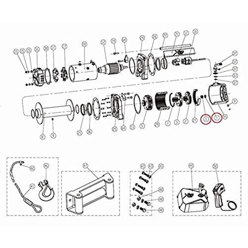 Smittybilt 97495 01 Winch Sun Gear Assembly