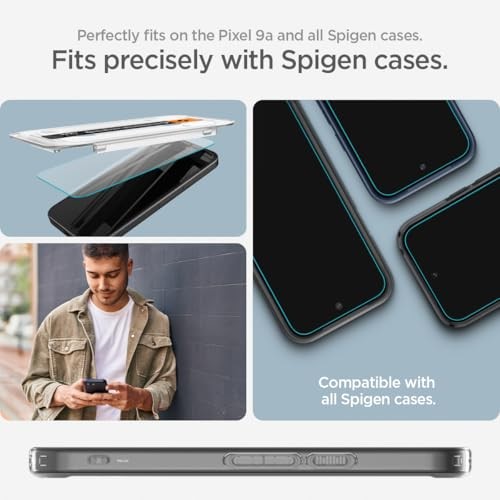 Tempered Glass Screen Protector [GlasTR EZ FIT] designed for Pixel 9a - 2 Pack