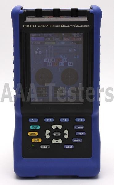 Hioki 3197 Three Phase HandHeld Power Quality Analyzer Meter