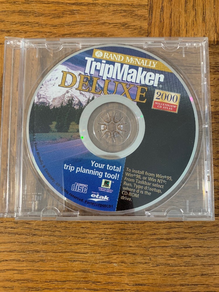 Tripmaker Deluxe Computer Software