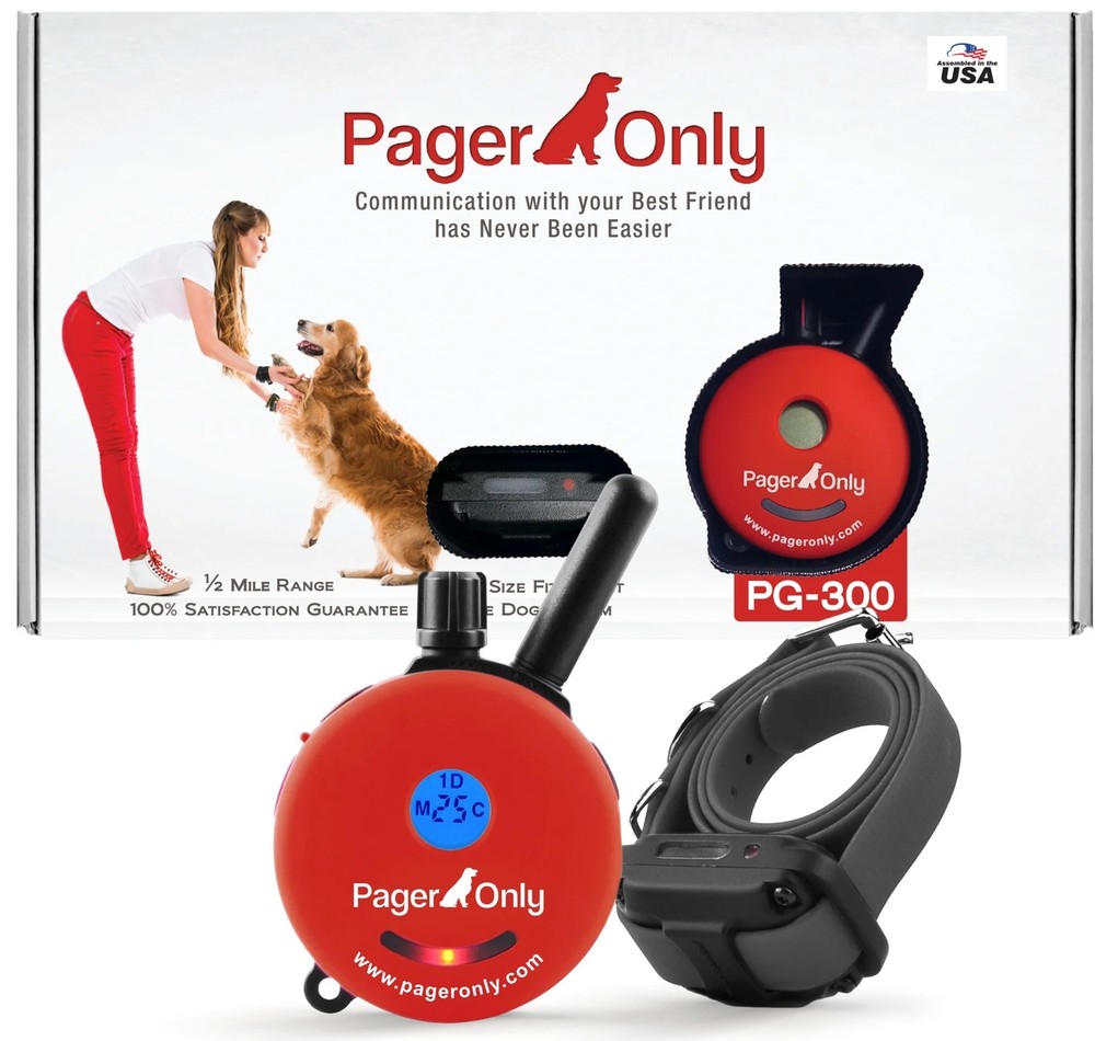 Pager Only PG-300 & PG-302 Remote Collar Red by E-Collar Technologies