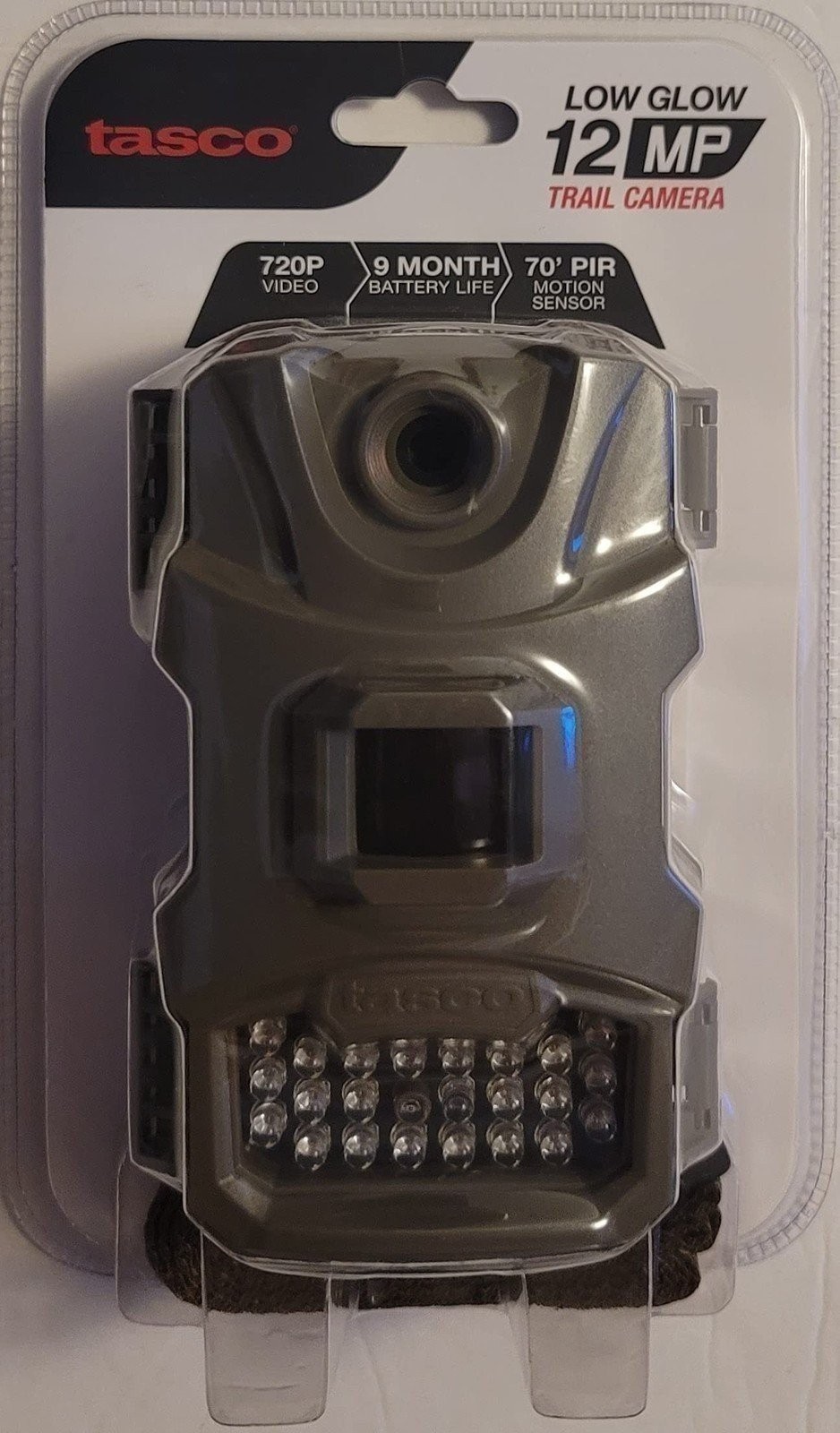 Tasco 12MP Trail Camera with Low Glow Infrared Flash