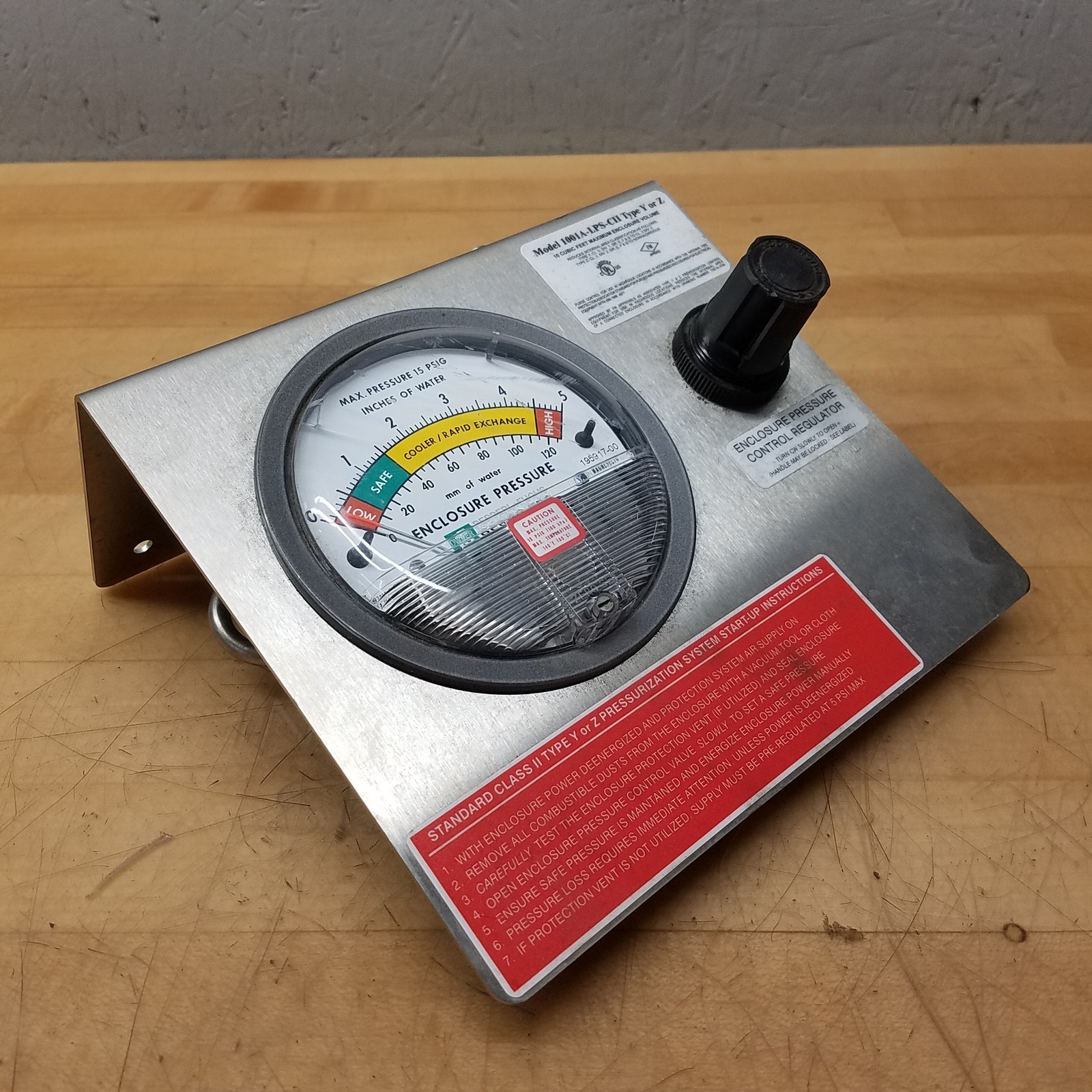 Pepperl+Fuchs 1001A-LPS-CII Type Y or Z Purge and Pressurization System - USED