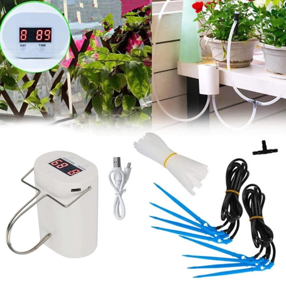Auto Watering Device for Pots with Interval Timer 1-9 Days and Duration Setting